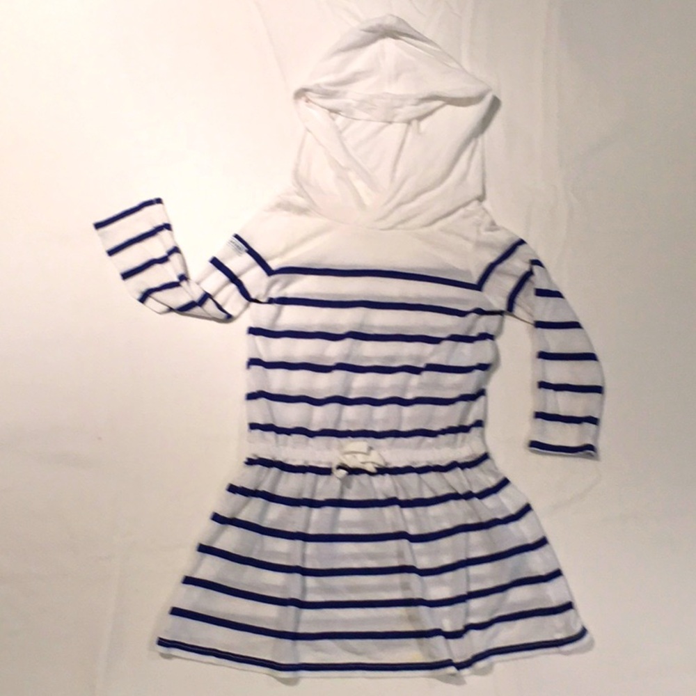 Ralph Lauren Dress Coverup Hooded Striped